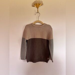 Zara Baby Colorblock Knit Sweater | 3–4Y